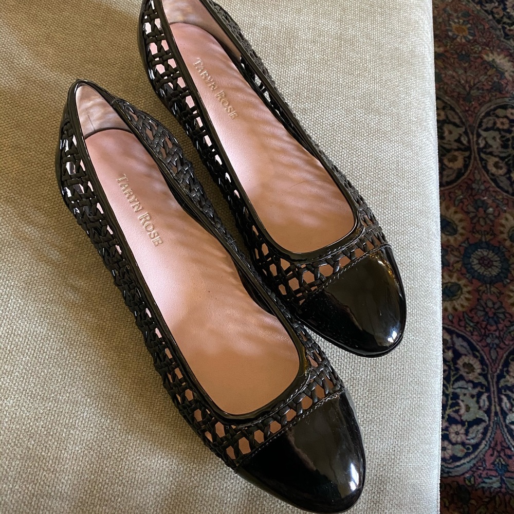 Taryn Rose Black Patent flats